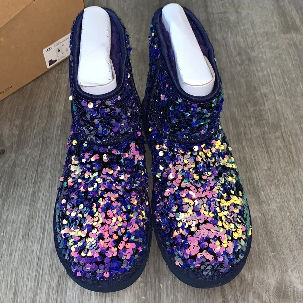 Ugg mini stellar sequin boots